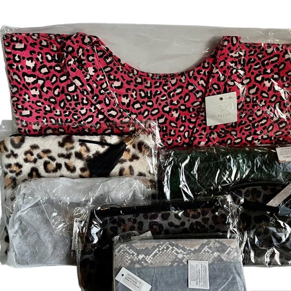 Accessories - RESELLER BUNDLE 2 ANIMAL PRINT BAGS/WALLETS - 6 TOTAL - ALL NWT - AMAZING SALE